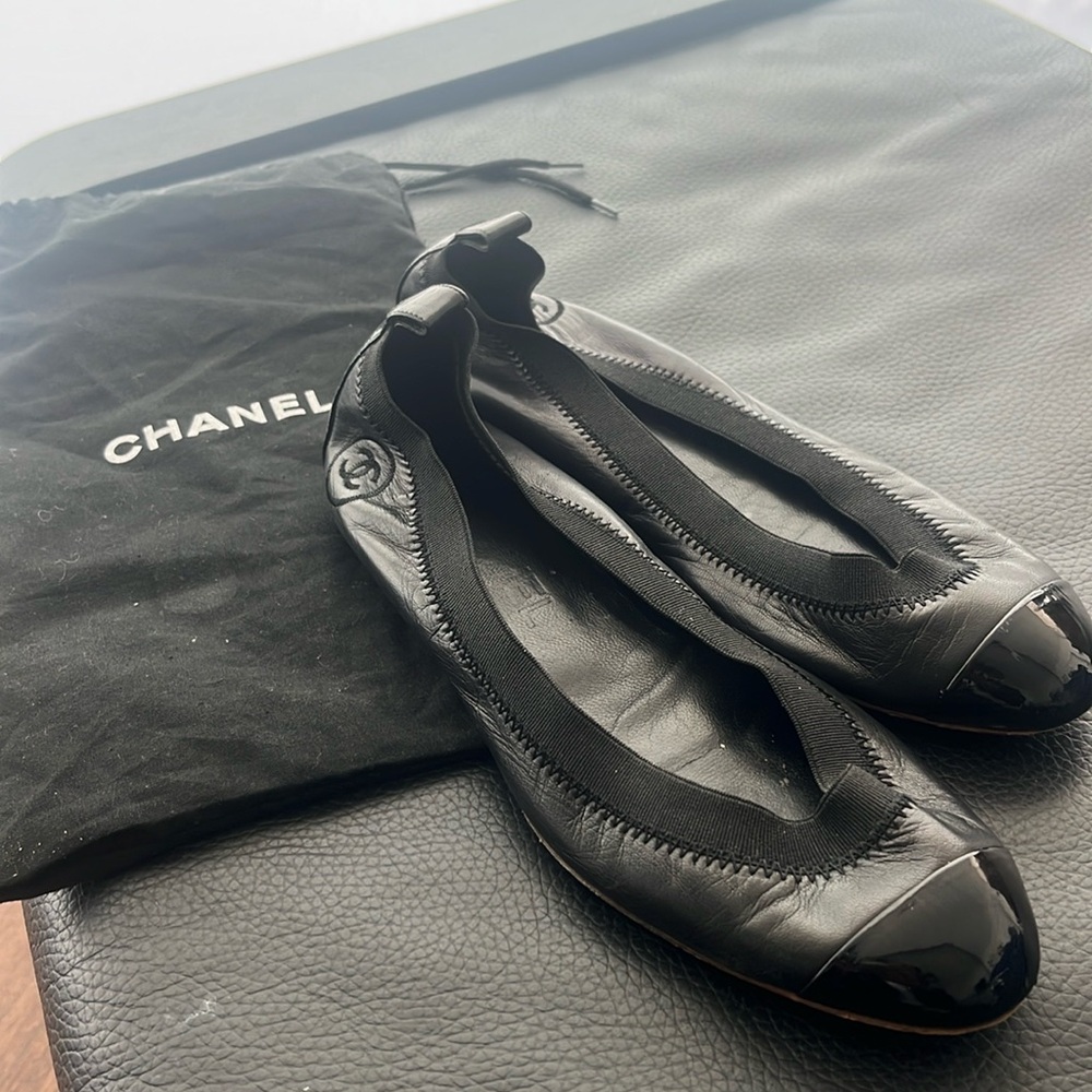 Chanel Leather Ballet Flat